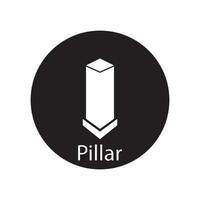 pillar icon vector