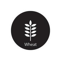 wheat icon vector