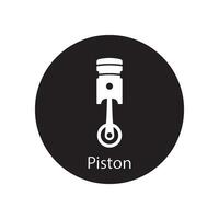 pistón icono vector