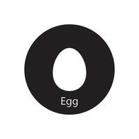 egg icon vector