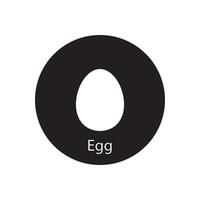 egg icon vector