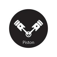 piston icon vector