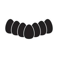 egg icon vector