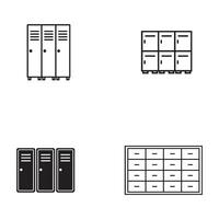 locker icon vector