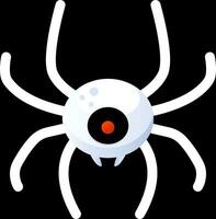 Cute spider halloween decoration vector