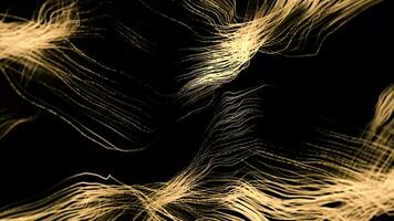 Abstract background with a golden vortex. Creative winner screen concept with shine rays video