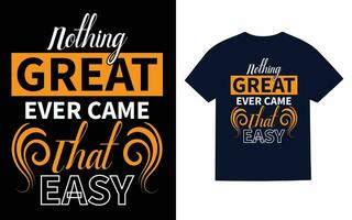 Typography T-Shirt Design vector