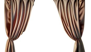 Abstract smooth elegant fabric. Silk texture of soft background. Flowing waves textile. photo