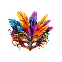 Carnival Mask Feathers PNG Transparent Images