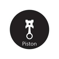 pistón icono vector