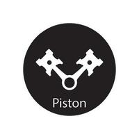 pistón icono vector