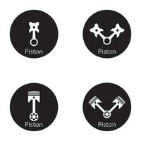 piston icon vector