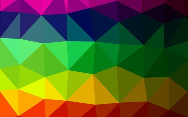 Dark Multicolor, Rainbow vector polygonal background.