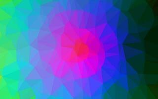 Dark Multicolor, Rainbow vector triangle mosaic texture.