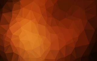 Dark Red, Yellow vector polygon abstract layout.