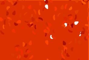 Light Orange vector backdrop with abstract shapes.