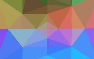 Light Multicolor, Rainbow vector abstract polygonal texture.