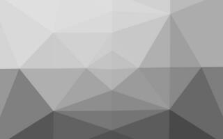 Light Silver, Gray vector abstract polygonal texture.