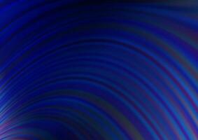 Dark BLUE vector background with bent lines.