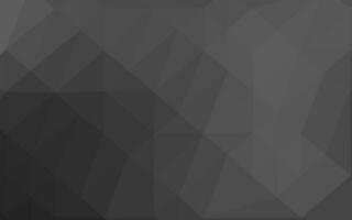 Dark Silver, Gray vector shining triangular background.