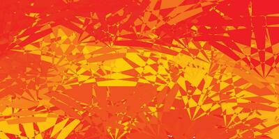 Light Orange vector backdrop with chaotic shapes.