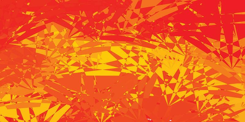 Light Orange vector backdrop with chaotic shapes.