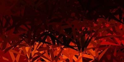 Dark pink vector pattern with polygonal shapes.