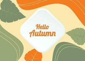 autumn background with amazing pattern and colors, vector design for greeting card template, flyer, banner, social media.