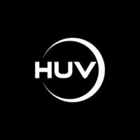 HUV Logo Design, Inspiration for a Unique Identity. Modern Elegance and Creative Design. Watermark Your Success with the Striking this Logo. vector