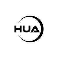 HUA Logo Design, Inspiration for a Unique Identity. Modern Elegance and Creative Design. Watermark Your Success with the Striking this Logo. vector