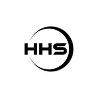 HHS Logo Design, Inspiration for a Unique Identity. Modern Elegance and Creative Design. Watermark Your Success with the Striking this Logo. vector