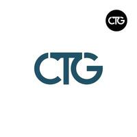 Letter CTG Monogram Logo Design vector