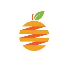 Orange logo design vector