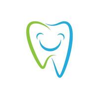 Ilustración de vector de plantilla de logotipo dental