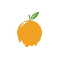 Orange logo design vector