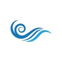 Water wave icon vector