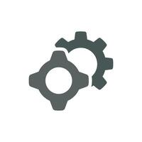 Gear vector icon illustration design