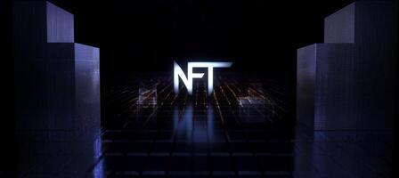 explorador nfts - no fungible tokens y único digital Arte. generativo ai, foto