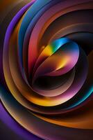 3d abstract wallpaper multicolored geometric shape photo