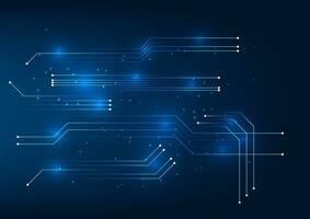 circuito tablero tecnología fondo, el circuito tablero envía señales a el operación de electrónico dispositivos. es un sector imagen usado como un fondo de pantalla imagen para ilustraciones relacionado a tecnología vector