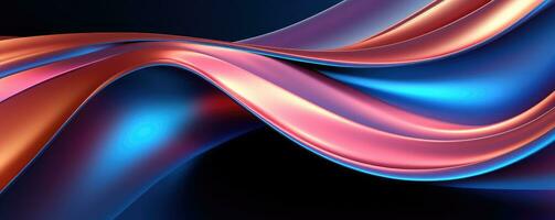 metallic liquid background texture, futuristic waves . AI Generated photo