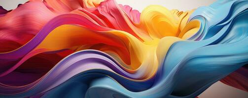 colorful abstract art . AI Generated photo