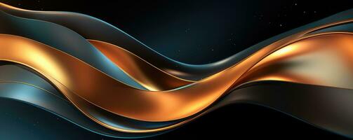 metallic liquid background texture, futuristic waves . AI Generated photo