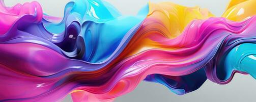 colorful abstract art . AI Generated photo