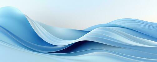 This delicate background banner consists of a light blue gradient . AI Generated photo
