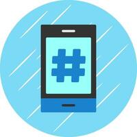 Hashtag Vector Icon Design