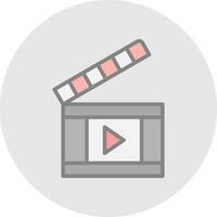 Clapperboard  Vector Icon Design