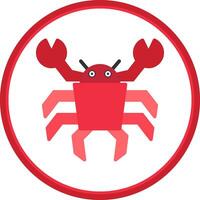 Crab Vector Icon Design