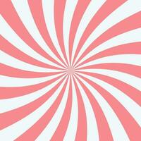 Pink rays background candy lollipop. Abstract pattern of swirling rays explosion. Vector backdrop