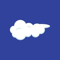 Cloud Element Vector Flat Design